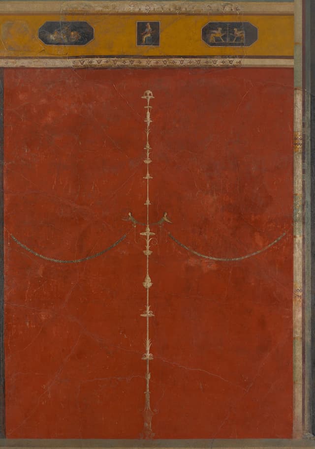 Candelabrum on Red Ground